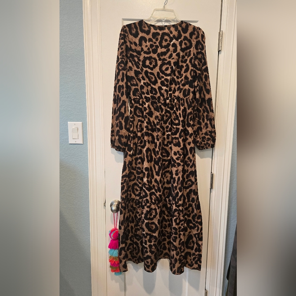 Shein Leopard Print Dress